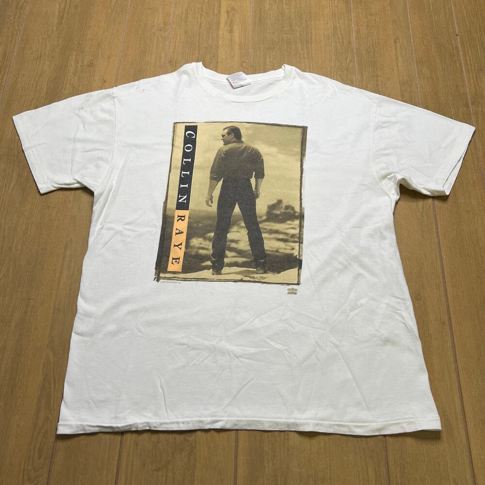 Vintage 90s Collin Raye‎ merchandise T-shirt Men Sz XL 
Concert Retro Music